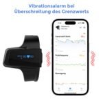 ViATOM Oxímetro de pulso Bluetooth profesional, monitor de sueño de muñeca portátil con alarma, medidor de oxígeno en sangre monitoreo continuo con informe compartible