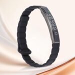 Brazalete inteligente de actividad y fitness, contador de pasos, toma de fotografías remota, resistente al agua, adecuado para deportes (negro)