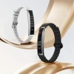 Brazalete inteligente de actividad y fitness, contador de pasos, toma de fotografías remota, resistente al agua, adecuado para deportes (negro)