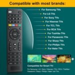 Control remoto universal de TV para Samsung, LG, Sony, Hisense, TCL, RCA, Toshiba, Panasonic, Sharp, Philips, Haier, Hitachi, JVC TV