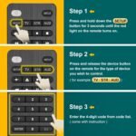 Control remoto universal de TV para Samsung, LG, Sony, Hisense, TCL, RCA, Toshiba, Panasonic, Sharp, Philips, Haier, Hitachi, JVC TV