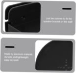 Amosfun 1 soporte para altavoz, montaje en pared, soportes para estante A-Lexa, soporte de salida, estantes de pared para Audio, enchufe Abs, almacenamiento WiFi
