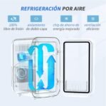 YASHE Mini refrigerador de 6 litros/8 latas 220-240 V CA/CC Nevera termoeléctrica portátil para dormitorio, cuidado de la piel, bebidas, oficina, dormitorio y automóvil, blanco