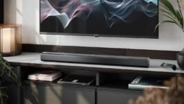 Sharp HT-SB145 Barra de Sonido 2.0 Bluetooth con HDMI ARC/CEC, Reproducción USB, Potencia Total 150W, 80 cm, Negro