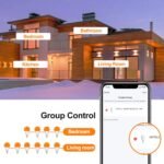 ANTELA Bombilla LED Inteligente WiFi E14 806lm, 16 Millones de Colores, Luz Fría Cálida 2700-6500K, Compatible con Alexa y Google Home, 15000 Horas, 2uds
