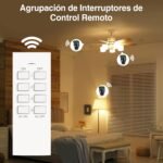 Pack de 3 Enchufes Inteligentes IP44 Impermeables de 2300 W con Mando a Distancia y Alcance de 70 m para Exteriores, Jardín y Dispositivos Eléctricos