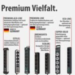 Brennenstuhl Eco-Line regleta con 6 tomas y protección contra sobretensiones (cable de 1,5 m, interruptor iluminado, protección contra sobretensiones hasta 13.500 A) antracita