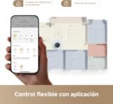DREAME D20 Robot Aspirador, Succión 13.000 Pa, Doble Cepillo para Pelos de Mascotas, Navegación LDS, Aspiración y Fregado 2 en 1, Suelos y Alfombras, Negro