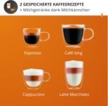 Krups Essential Cafetera, Molinillo de granos, Cafetera espresso, Pantalla LCD, Limpieza automática, Boquilla de vapor para capuchino negro YY8135FD