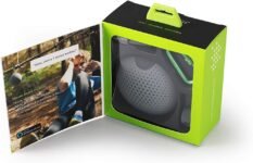 Boompods Aquablaster – Altavoz Bluetooth Inalámbrico, con Alexa Integrado, Exterior 11 cm Gris