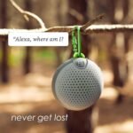 Boompods Aquablaster – Altavoz Bluetooth Inalámbrico, con Alexa Integrado, Exterior 11 cm Gris