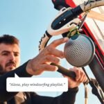 Boompods Aquablaster – Altavoz Bluetooth Inalámbrico, con Alexa Integrado, Exterior 11 cm Gris