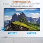 Miracast Dongle con pantalla inalámbrica 4K, adaptador HDMI WiFi para duplicación de pantalla desde teléfono/Pad a TV/proyector, compatible con DLNA AirPlay Chromecast y Netflix