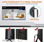 Miracast Dongle con pantalla inalámbrica 4K, adaptador HDMI WiFi para duplicación de pantalla desde teléfono/Pad a TV/proyector, compatible con DLNA AirPlay Chromecast y Netflix