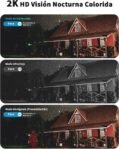Cámara de Vigilancia Exterior 4G LTE Grabación 24/7 con Tarjeta SIM, Cámara PTZ de 360° con Detección Humana AI y Visión Nocturna Colorida, Audio Bidireccional, IP66 a Prueba de Agua