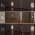 Feliigo Luz Nocturna con Sensor de Movimiento, 2 Piezas Luz Nocturna Infantil Enchufe Regulable con 3 Modos, Brillo Regulable para Habitación Infantil, Baño, Pasillo, Cocina, Escaleras