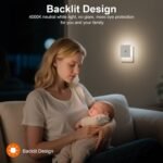 Feliigo Luz Nocturna con Sensor de Movimiento, 2 Piezas Luz Nocturna Infantil Enchufe Regulable con 3 Modos, Brillo Regulable para Habitación Infantil, Baño, Pasillo, Cocina, Escaleras