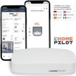 HOMEPILOT – Juego inicial de 2 estores inteligentes | Fácil instalación, eficiencia energética y comodidad | Incluye: 1 Gateway Premium, 2 rodillos RolloTron Classic Smart.