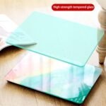 JINGYAN Básculas digitales Báscula corporal baño inteligente peso recargable por USB para accesorios de gimnasio en casa monitoreo de temperatura ambiente