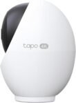 Tapo C260 Cámara de Vigilancia WiFi Interior, Seguridad para el Hogar, 4K 8MP 360°, Detección AI, Grabación Local/Nube, Privacidad Física, Zoom 18x, Seguimiento, Audio Bidireccional, microSD