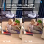 Tapo C260 Cámara de Vigilancia WiFi Interior, Seguridad para el Hogar, 4K 8MP 360°, Detección AI, Grabación Local/Nube, Privacidad Física, Zoom 18x, Seguimiento, Audio Bidireccional, microSD