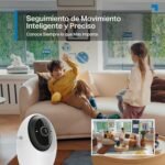 Tapo C260 Cámara de Vigilancia WiFi Interior, Seguridad para el Hogar, 4K 8MP 360°, Detección AI, Grabación Local/Nube, Privacidad Física, Zoom 18x, Seguimiento, Audio Bidireccional, microSD