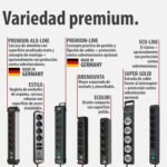 Brennenstuhl Ecolor Regleta de enchufes de 4 vías con enchufe USB (Regleta con 2x USB C, interruptor y cable de 1,5m) blanco/negro