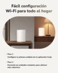 Cudy Sistema de Malla Wi-Fi 7 BE3600, 3,6 Gbps 160 MHz, Cobertura de Hasta 270 m², 3 Puertos Gigabit, Compatible con Multi-VPN, Control APP, M3600 3-Pack
