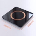JINGYAN Básculas digitales Básculas de baño Báscula de peso digital inalámbrica inteligente Balance de agua y grasa corporal Analizador de composición BIM