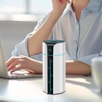 Humidificadores para Dormitorio y Bebés, Purificador de Aire Silencioso con USB y Nebulizador | Humidificador inteligente con luz de 7 colores para dormitorio, baño, coche de viaje