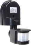 Maclean Energy MCE25 Detector de movimiento PIR de luz de seguridad interruptor automático Sensor de seguridad de largo alcance montado en la pared