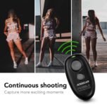 Control remoto de obturador inalámbrico para Canon EOS R, EOS RP, SL2, 90D, 6D Mark II, para Olympus OM-D E-M1X, E-M1 Mark II, para cámaras Fujifilm GFX100, XT30, reemplaza RS-80N3 y RS-60E3