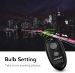 Control remoto de obturador inalámbrico para Canon EOS R, EOS RP, SL2, 90D, 6D Mark II, para Olympus OM-D E-M1X, E-M1 Mark II, para cámaras Fujifilm GFX100, XT30, reemplaza RS-80N3 y RS-60E3