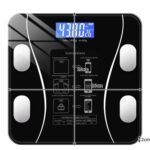 Ruhhy – Báscula de Baño Inteligente Bluetooth 180 kg, Electrónica con Pantalla LED 22525