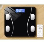Ruhhy – Báscula de Baño Inteligente Bluetooth 180 kg, Electrónica con Pantalla LED 22525