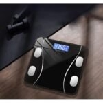 Ruhhy – Báscula de Baño Inteligente Bluetooth 180 kg, Electrónica con Pantalla LED 22525
