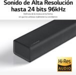 LG S80QY Barra de Sonido Inteligente, 480W, 3.1.3 Canales con Triple Altavoz Atmos Vertical, Compatible con Altavoces Traseros SPQ8-S, Sonido Envolvente Dolby Atmos, DST:X e IMAX, Negro