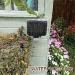 Enchufe de pared USB para exteriores, resistente al agua IP66, toma de corriente para exteriores con tapa abatible para jardines y garajes al aire libre (único)