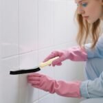 Cepillo para lechada | Cepillo limpiador de ranuras, limpiador de polvo y fregador con cerdas duras para puntos ciegos en hogares en pisos, azulejos y en la ducha