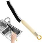 Cepillo para lechada | Cepillo limpiador de ranuras, limpiador de polvo y fregador con cerdas duras para puntos ciegos en hogares en pisos, azulejos y en la ducha