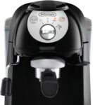De’longhi EC201.CD.B Cafetera de Bomba Tradicional (15 Bares de Presión, 2 Tazas, Café Molido o Filtros Monodosis) Negra