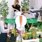 MOYKSRR 8 sistemas de riego por goteo para macetas, automático para plantas de interior, kit de sistema de riego automático, conos de arcilla para regar plantas de interior y exterior