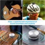 1 paquete de altavoces inalámbricos BT de conducción ósea, mini sonido estéreo portátil con micrófono incorporado