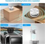 1 paquete de altavoces inalámbricos BT de conducción ósea, mini sonido estéreo portátil con micrófono incorporado