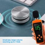 1 paquete de altavoces inalámbricos BT de conducción ósea, mini sonido estéreo portátil con micrófono incorporado