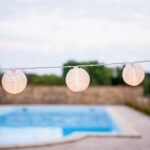 Lights4fun Guirnalda de Luces Conectables con 20 Linternas LED Blancas Impermeables Adorno de 4 m para Exteriores Balcón Jardín