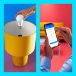 Bombilla WiZ Smart LED A60, blanca y a todo color, base E27, 60 W, 806 lúmenes, regulable, funciona con Alexa, Google Assistant y Apple HomeKit, paquete de 1