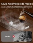 Neretva Cafetera, Cafetera Espresso Profesional con Manómetro Visible 1450W Tanque de Acero Inoxidable 1.8L y Cafetera Doméstica Vaporizador 15 Bar – Espresso/Latte/Cappuccino/Machiato
