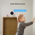 EZVIZ Kit de 2 Cámaras de Vigilancia Interior Cámara de Seguridad IP 1080p con Visión Nocturna, Detección de Movimiento Wi-Fi 2.4GHz, Audio Bidireccional, Vigilabebés, C1C 2PK