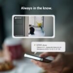 EZVIZ Kit de 2 Cámaras de Vigilancia Interior Cámara de Seguridad IP 1080p con Visión Nocturna, Detección de Movimiento Wi-Fi 2.4GHz, Audio Bidireccional, Vigilabebés, C1C 2PK